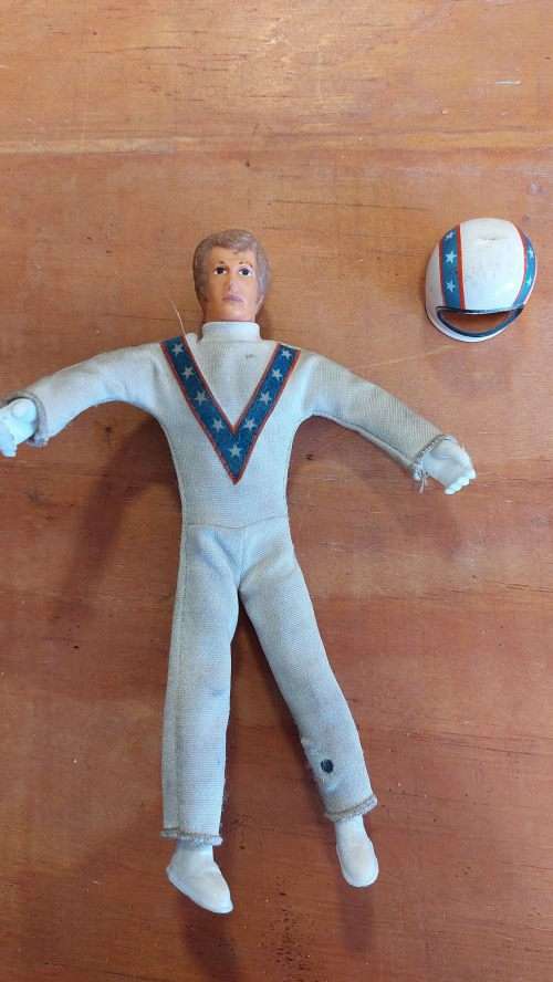 Evil Knievel Stunt Cycle Vintage Toy 1975 (CIB)