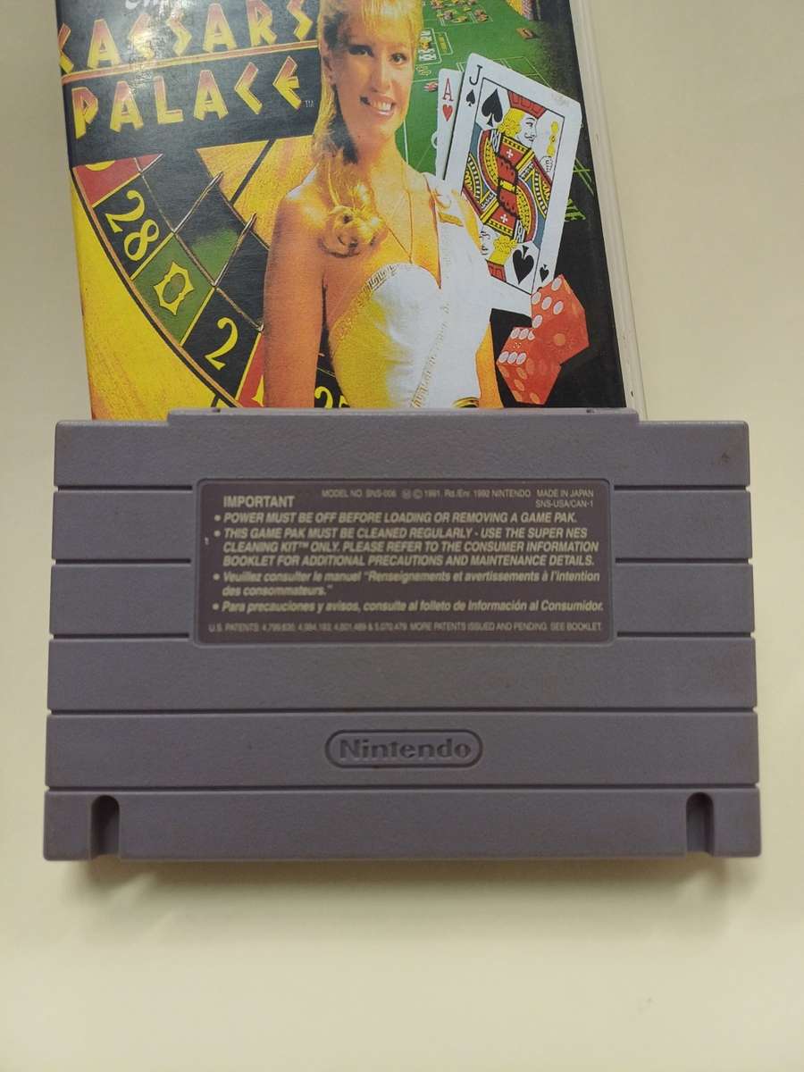 Super Caesars Palace Super Nintendo (Original)
