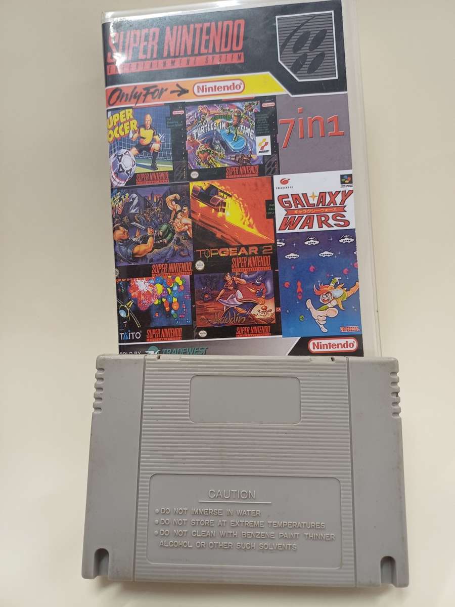 Super 7 in one for Super Famicom (Bootleg)
