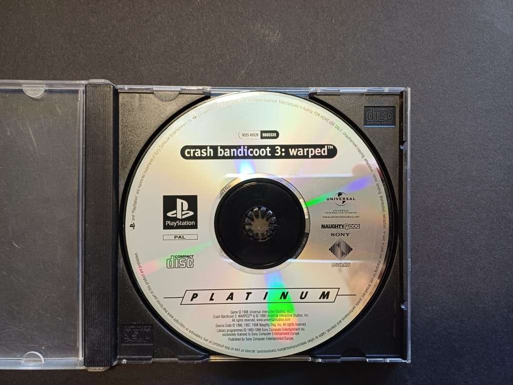 Crash Bandicoot 3: Warped  PS1 (Disk only)