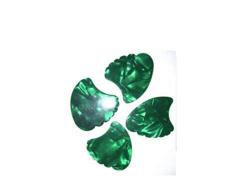 Guitar Plectrum Shark Shape Green 0.5 (10 in a pack)