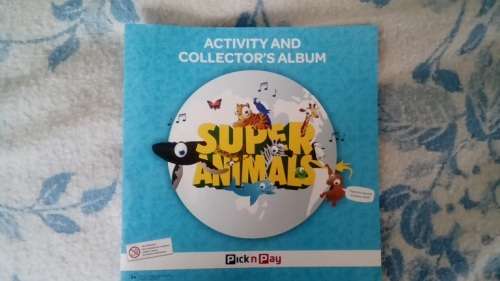 Pick n Pay Super Animals Collectors album with cards