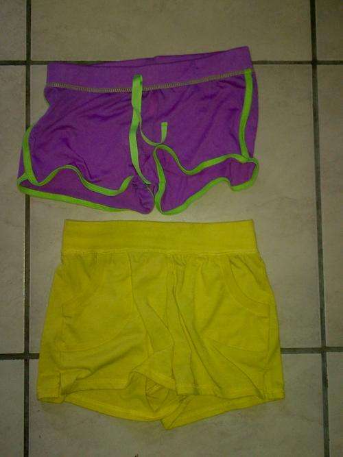 2 x Pairs of girls shorts age 11-12