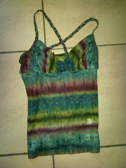 Womens Tie-dye top (OBR Jeanswear) size 34 (Criss crosses across back)