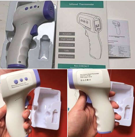 Infrared Thermometer Non-Contact Forehead FREE SHIPPING (IN STOCK ships immediately)