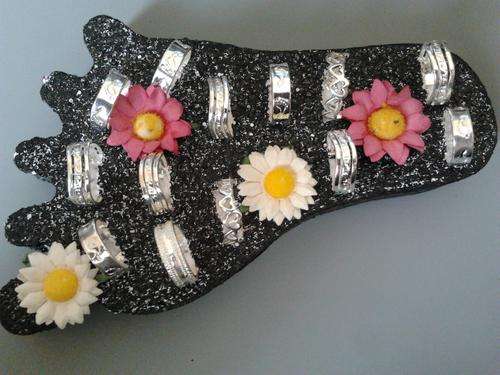 Beautiful TOE RINGS !!! Silver Filled 925