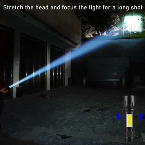 2000LM LED USB Portable Flashlight