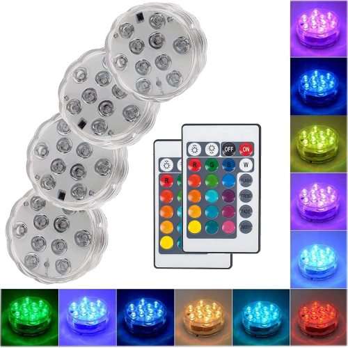 Submersible Led Lights with Remote