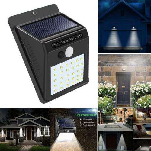 25 LED Solar Motion Sensor Wall Light