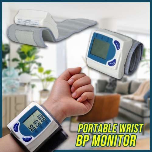 Automatic Wrist Watch Blood Pressure Monitor