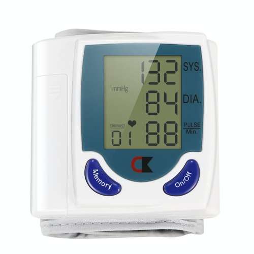 Automatic Wrist Watch Blood Pressure Monitor