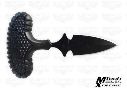 USA Push Hook knife in 440 stainless steel black with Case