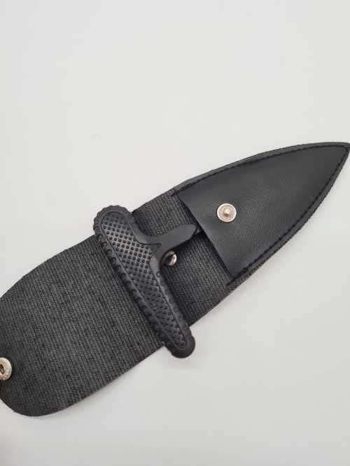 USA Push Hook knife in 440 stainless steel black with Case