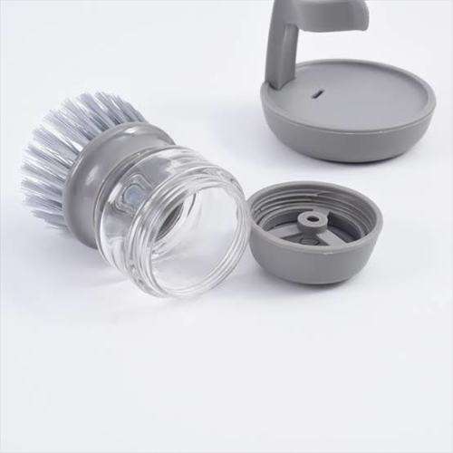 Soap Dispensing Cleaning Pot Brush With Holder