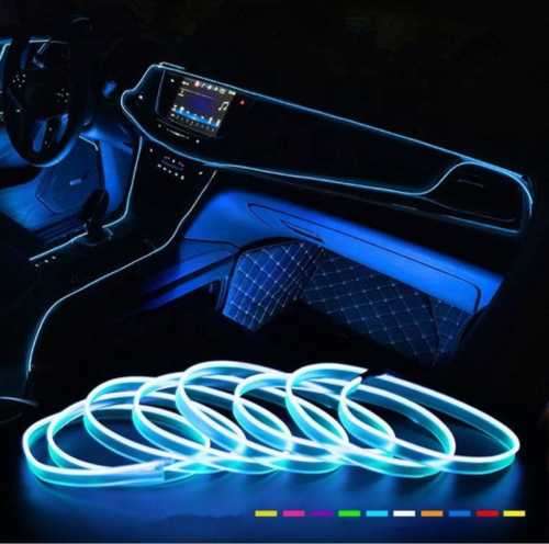 2M Blue Interior Car Cold Light Flexible LED Strip Light