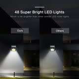 25 LED Solar Motion Sensor Wall Light