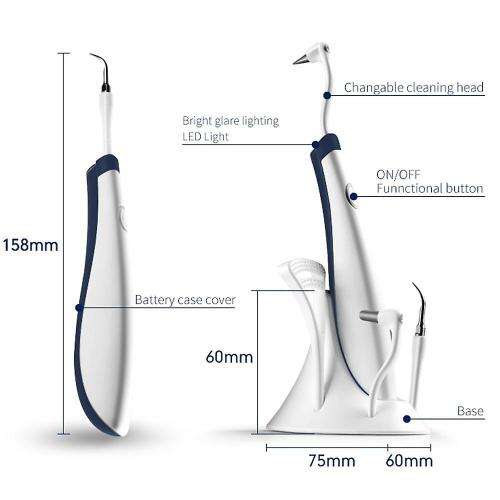 5-in-1 Sonic Scaler Acoustic Vibrating Tooth Cleaner