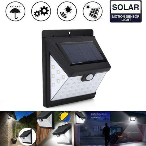40 LED Solar Motion Sensor Wall Light