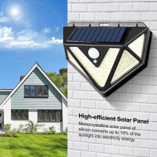GD-166 Outdoor Solar Motion Sensor Wall Light