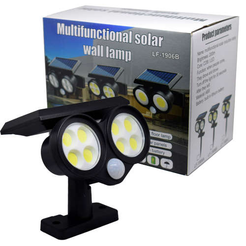 Multifunctional Double Headed Solar Wall lamp