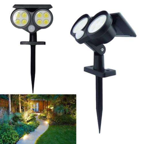 Multifunctional Double Headed Solar Wall lamp
