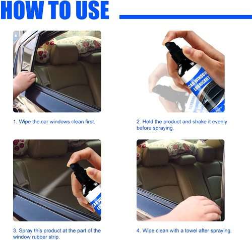 2 in 1 Car Window Lubricant