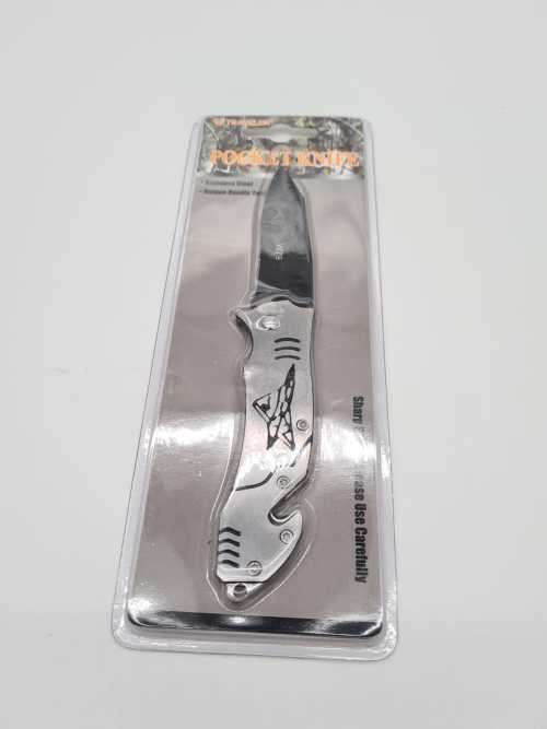 Silver Slim Pocket Knife