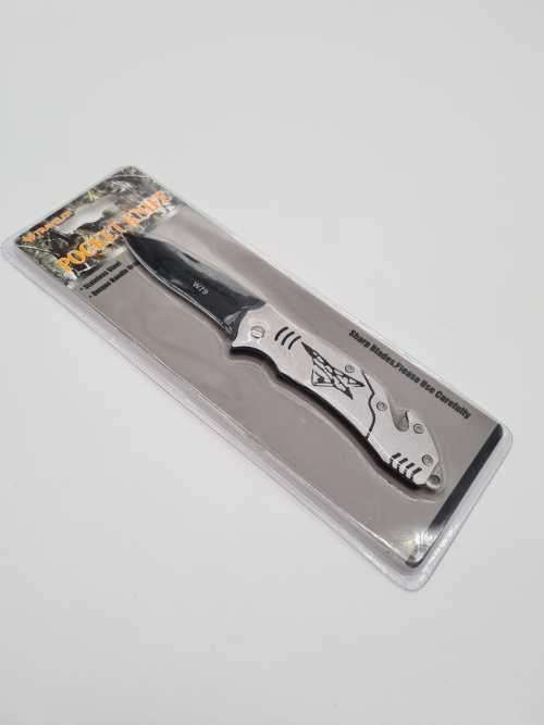 Silver Slim Pocket Knife