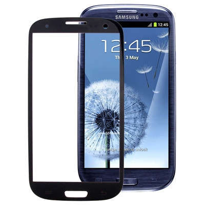 Original Front Screen Outer Glass Lens for Samsung Galaxy S3 / SIII / i9300 (Black) - Black