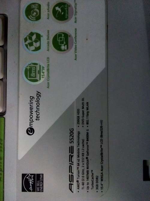 Acer Aspire 5520G gaming Laptop ( Please Read)