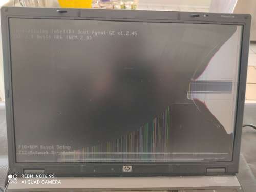HP Compaq Laptop , Cracked Screen