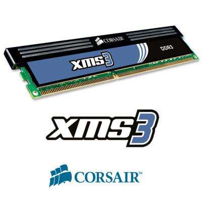 AMAZING !!! ***GAMING RAM KIT*** CORSAIR XMS3 4GB Memory Kit (2x2GB Ram sticks) ***SUPPORTS XMP***