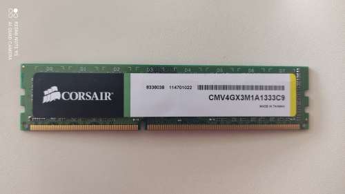 Corsair 4GB DDR3 Ram *** Corsair CMV4GX3M1A1333C9 *** Great Ram ***