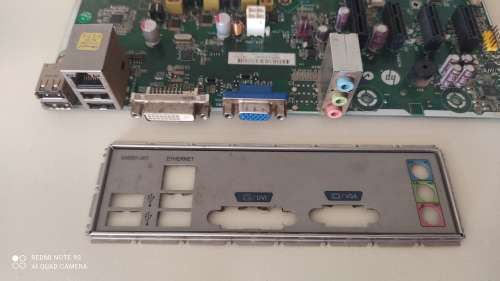 HP LGA1155 Motherboard + Pentium G620 2.6GHz CPU + IO Shield ( Back Plate ) *** Untested ,sold as is