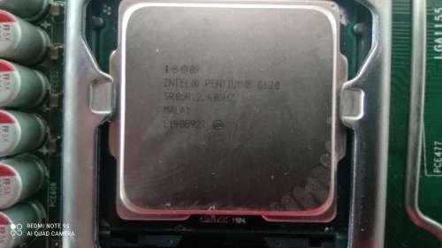 HP LGA1155 Motherboard + Pentium G620 2.6GHz CPU + IO Shield ( Back Plate ) *** Untested ,sold as is