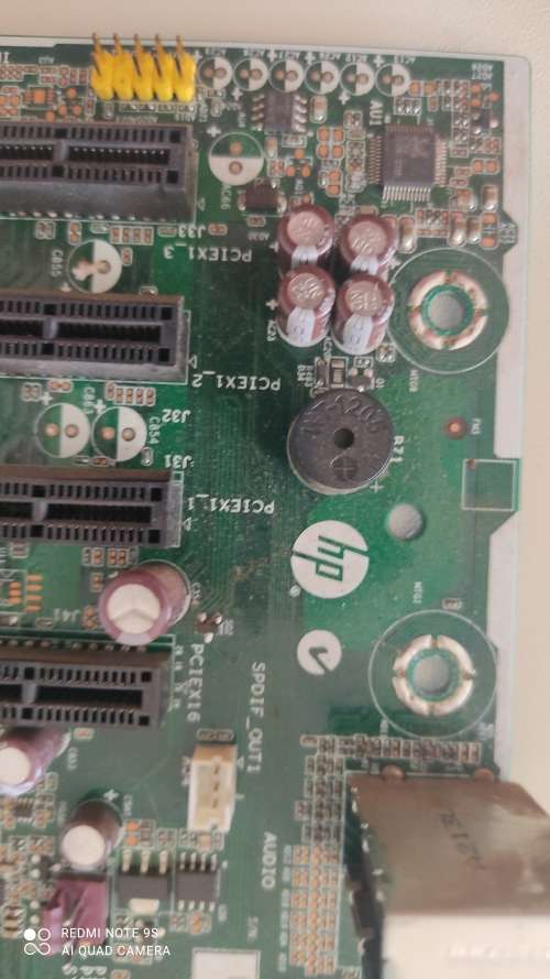 HP LGA1155 Motherboard + Pentium G620 2.6GHz CPU + IO Shield ( Back Plate ) *** Untested ,sold as is