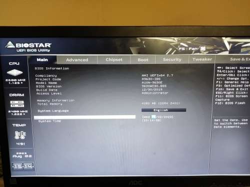 AMD Quad Core ITX Motherboard Combo**BIOSTAR A10N-9630E**Dual Channel DDR4**M.2 Slot**PCIE x16