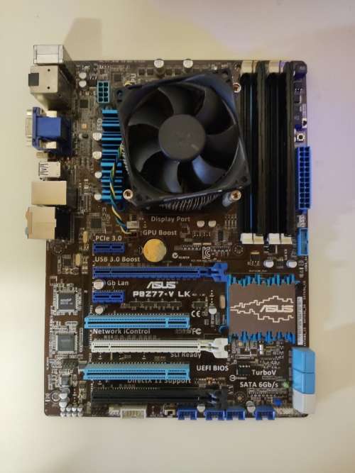 Asus Z77 Gaming Board with Intel Core i7 CPU and Corsair Vengeance 8GB Gaming Ram