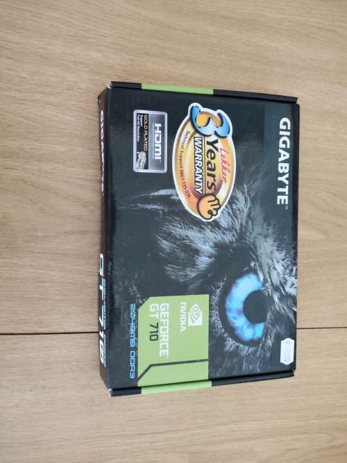 **BOXED**Gigabyte GT710 2GB GDDR3 Graphics Card**HDMI**DVI**VGA**