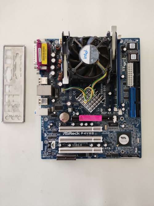 **Motherboard Combo**Intel Core Celeron**ASRock motherboard**Backplate/IO Shield**CPU Cooler**Ram