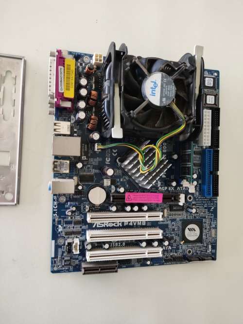**Motherboard Combo**Intel Core Celeron**ASRock motherboard**Backplate/IO Shield**CPU Cooler**Ram