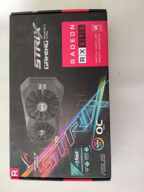 **Boxed**Asus Strix Gaming RX570 4GB Graphics card**HDMI**GDDR5**RGB**