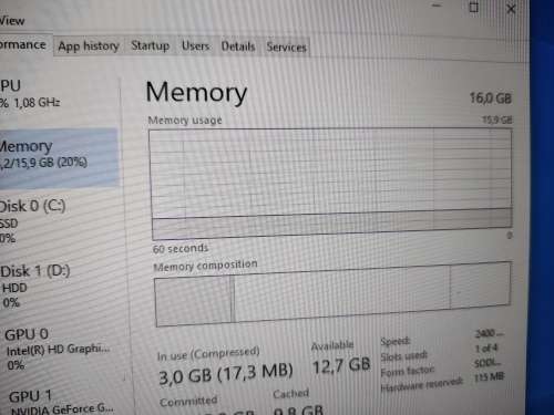 **Gaming Laptop**Asus FX753V**i7 7700HQ**16GB DDR4**GTX1050m 4GB**SSD+HDD**17 inch Full HD Screen