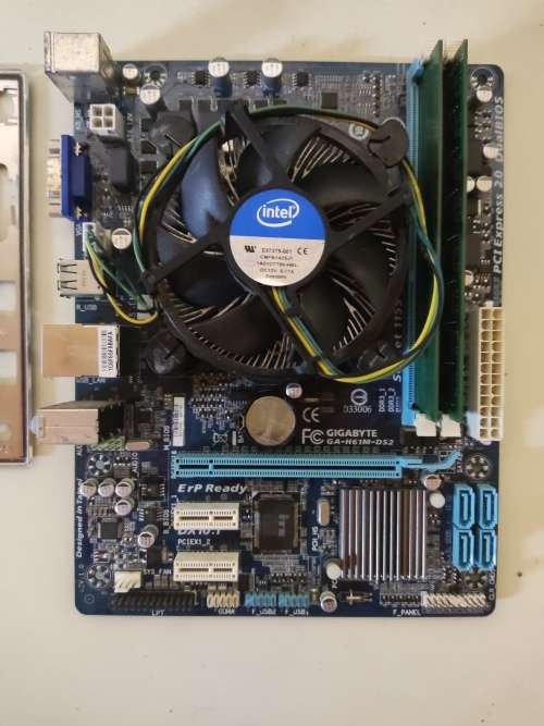 Intel Core i5 2400 Quad Core Motherboard Combo**Gigabyte H61 MotherBoard**8GB DDR3 Ram**CPU Cooler