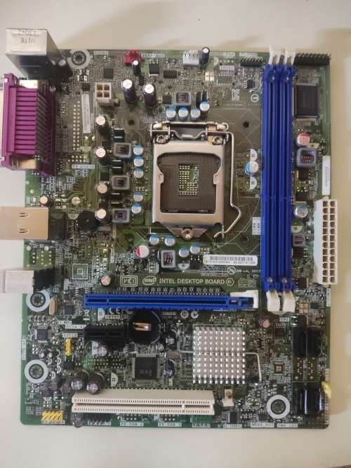 Intel D61 Motherboard**No Display and No Beeps Codes**Sold for parts or repair**