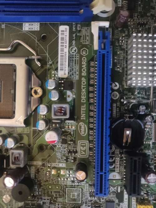 Intel D61 Motherboard**No Display and No Beeps Codes**Sold for parts or repair**