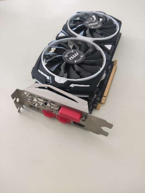 MSI Armor RX570 4GB GDDR5 OC Graphics Card**HDMI**Dual Fans**8 Pin PCIe Power Cable needed**
