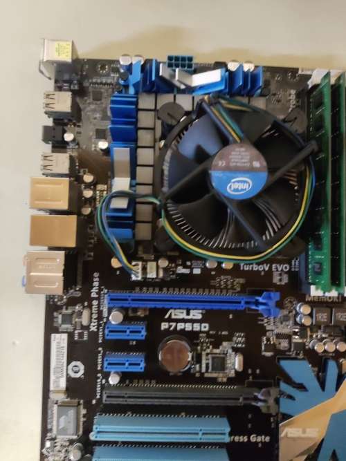 Intel Core i7 Motherboard Combo**Asus P7P55D Gaming Motherboard**8GB DDR3 Ram**Intel CPU Cooler