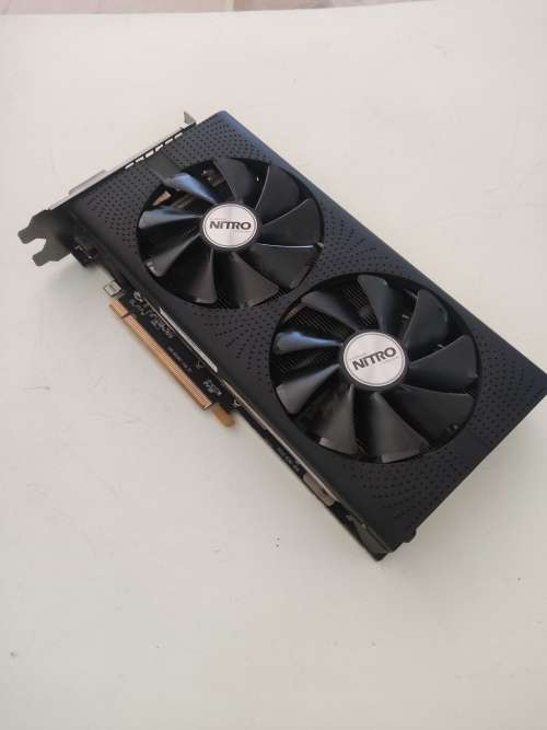 8GB Graphics**AMD Radeon RX480**Sapphire Nitro + with RGB Lighting Effects**8 Pin Power needed**