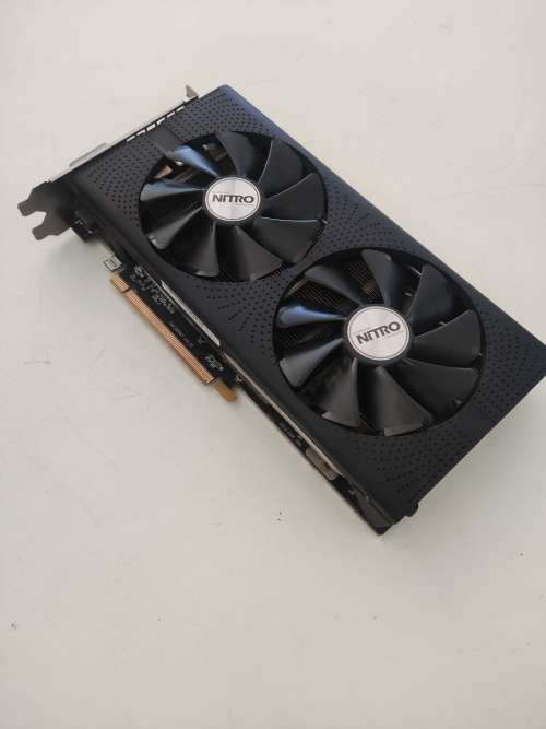 8GB Graphics**AMD Radeon RX480**Sapphire Nitro + with RGB Lighting Effects**8 Pin Power needed**